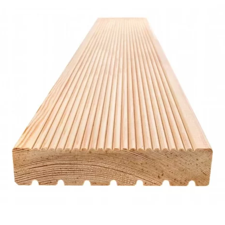 Купить террасную доску "Вельвет" 28х145х4000 мм из лиственницы в Ярославле